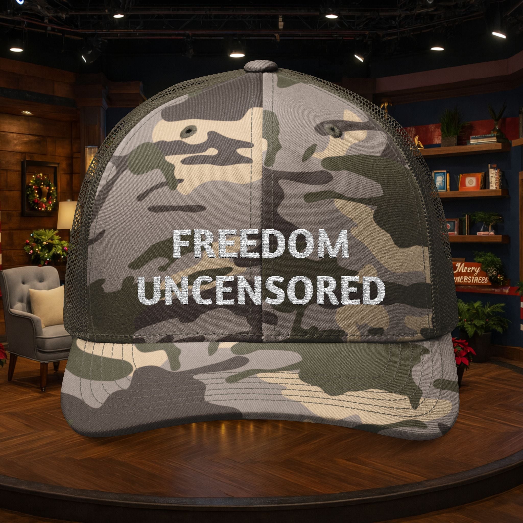 Freedom Uncensored Camo Trucker Hat