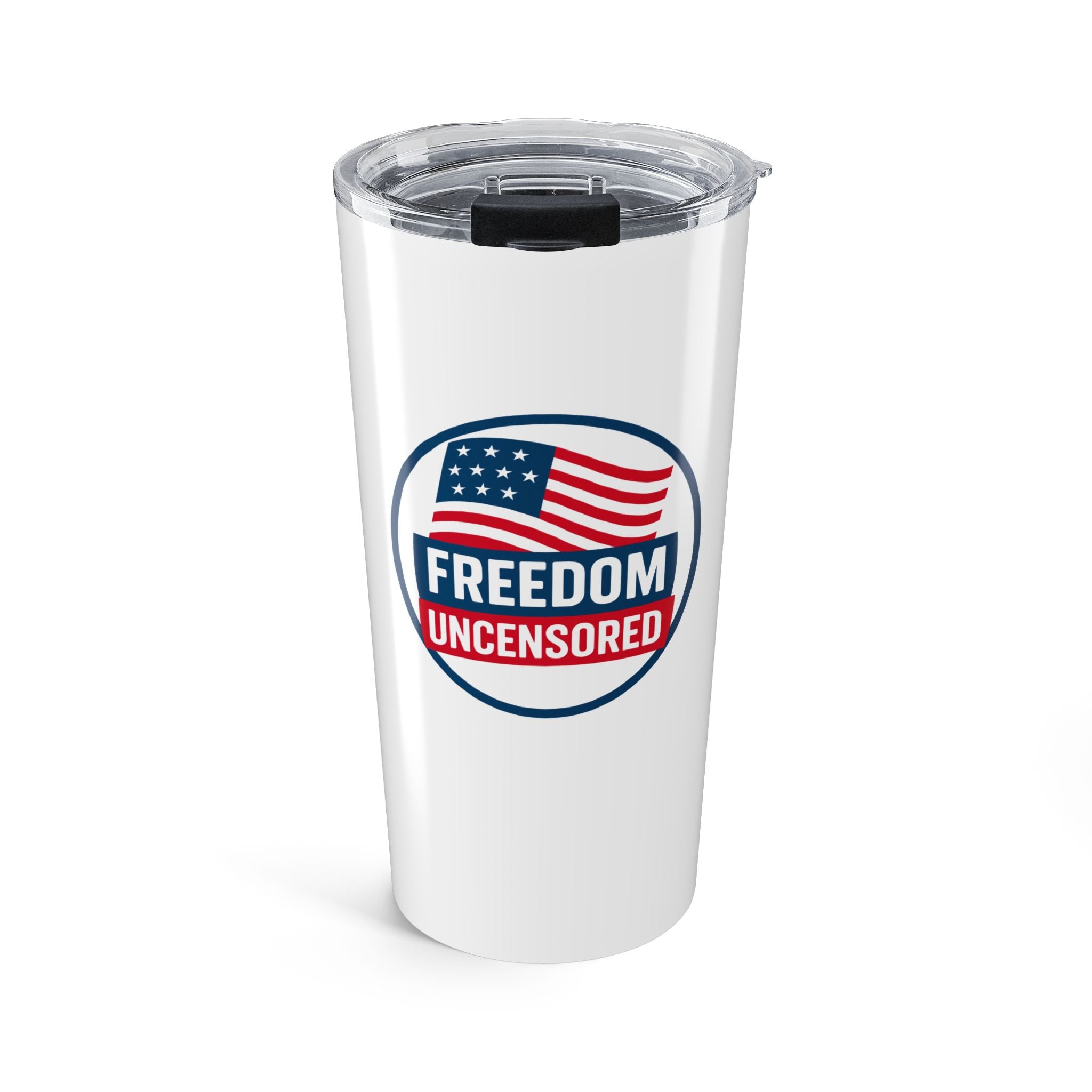 Freedom Uncensored 20oz Tumbler Circle Logo