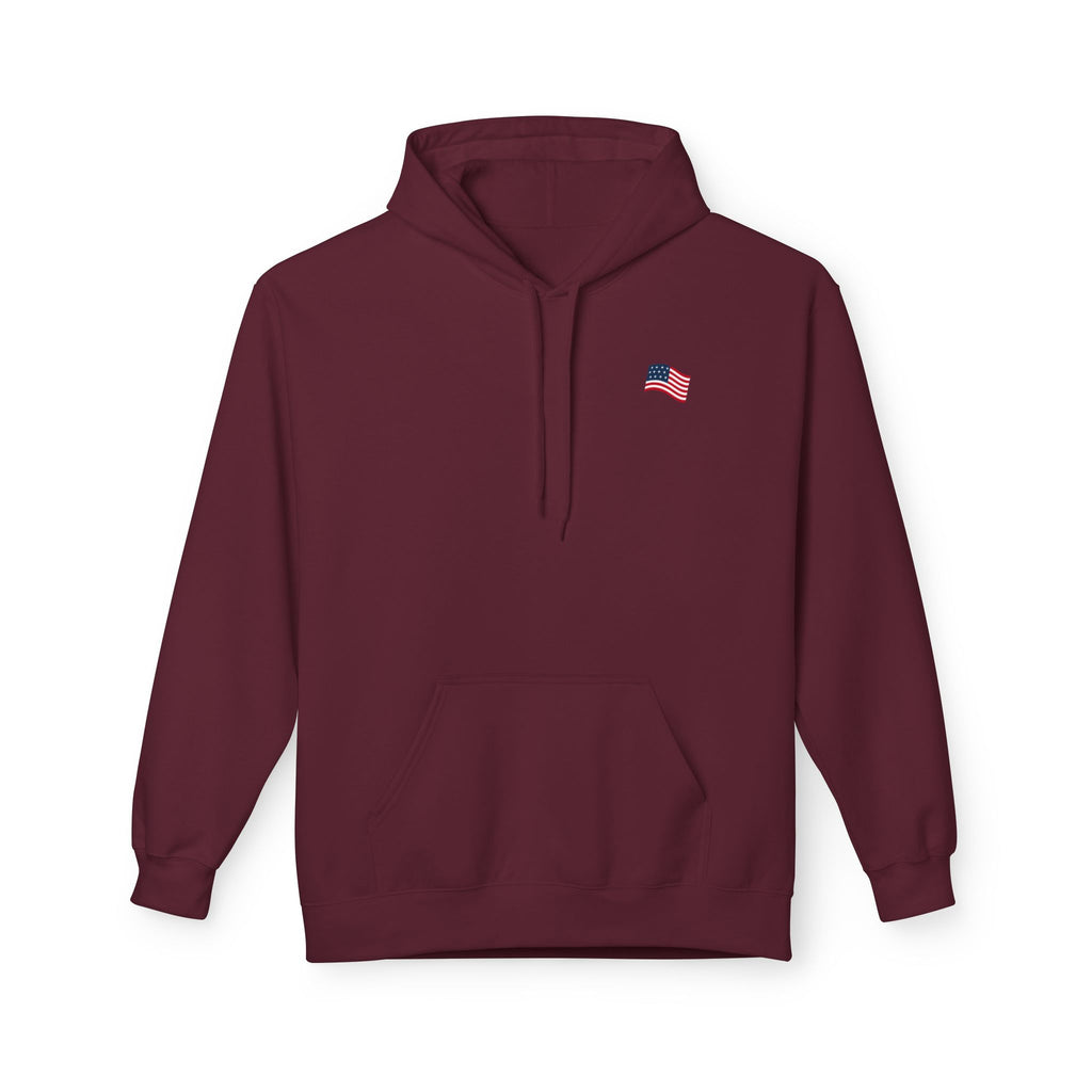 American Flag Pullover for 4th of July & Patriotic Wear