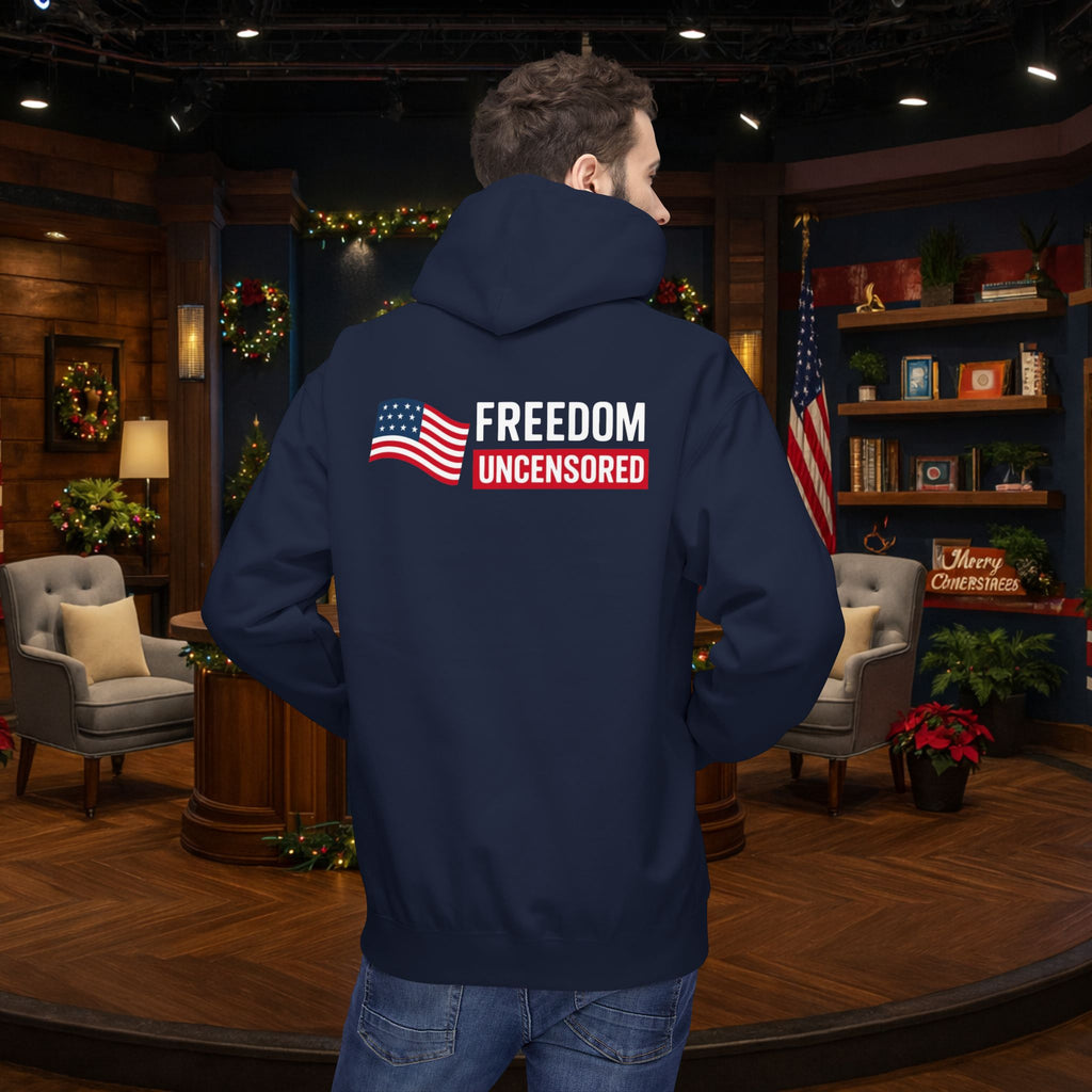 Freedom Uncensored Hoodie With Back Logo Design