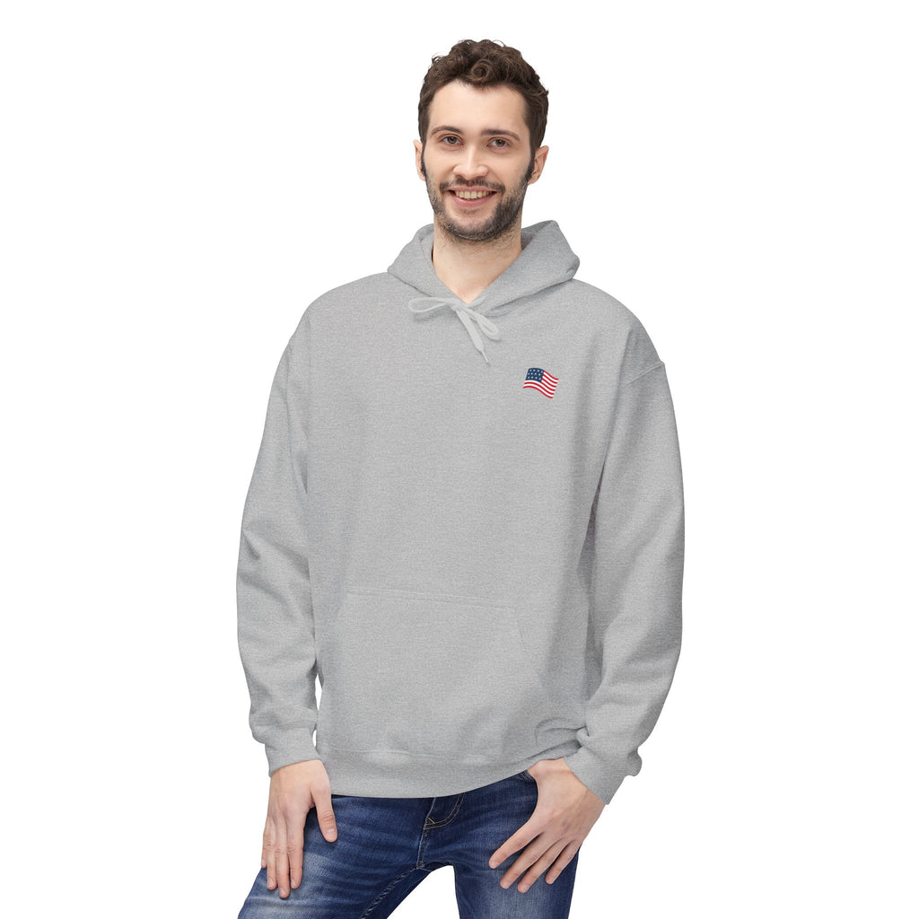 American Flag Pullover for 4th of July & Patriotic Wear