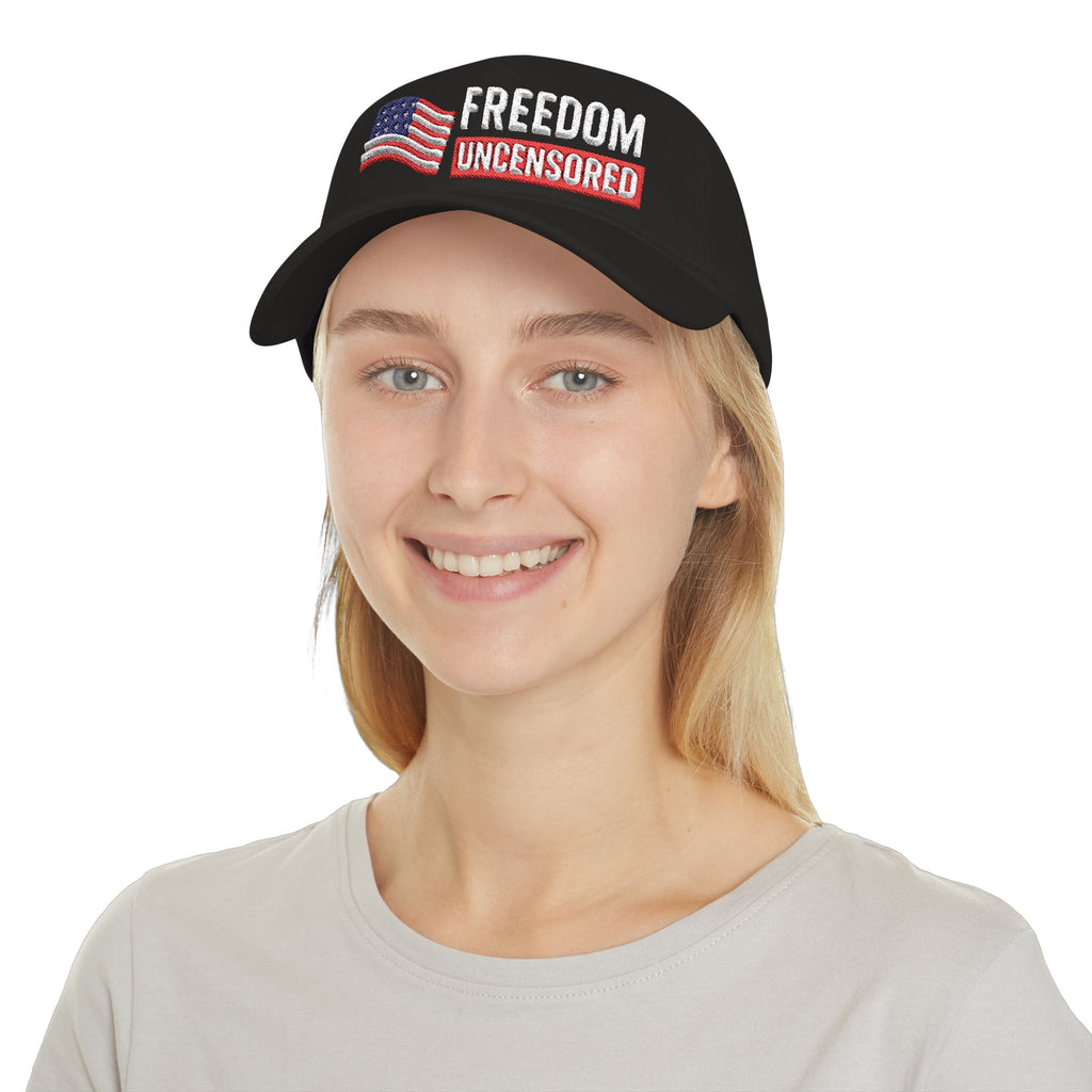 Freedom Uncensored Patriotic Low Profile Hat