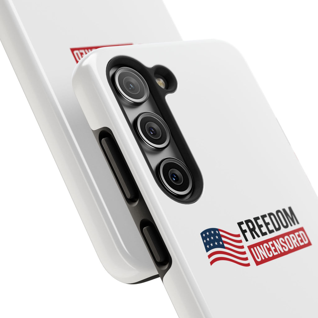 Phone Case — "Freedom Uncensored" Patriotic Tough Protective Case