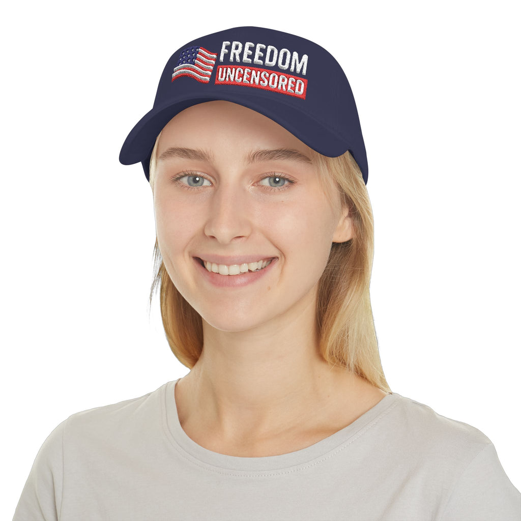 Freedom Uncensored Patriotic Low Profile Hat