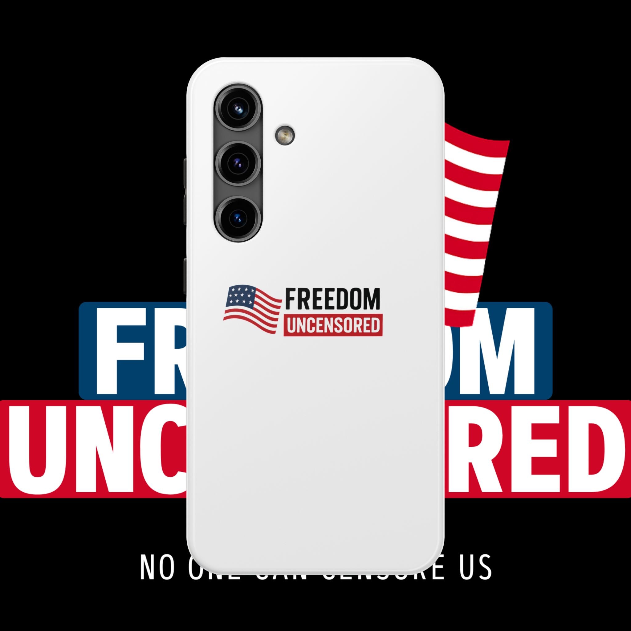 Phone Case — "Freedom Uncensored" Patriotic Tough Protective Case
