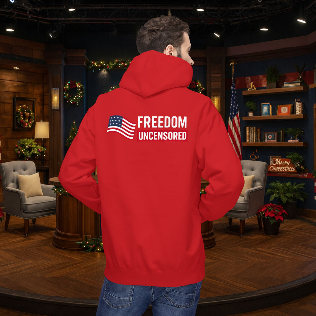 Freedom Uncensored Hoodie With Back Logo Design