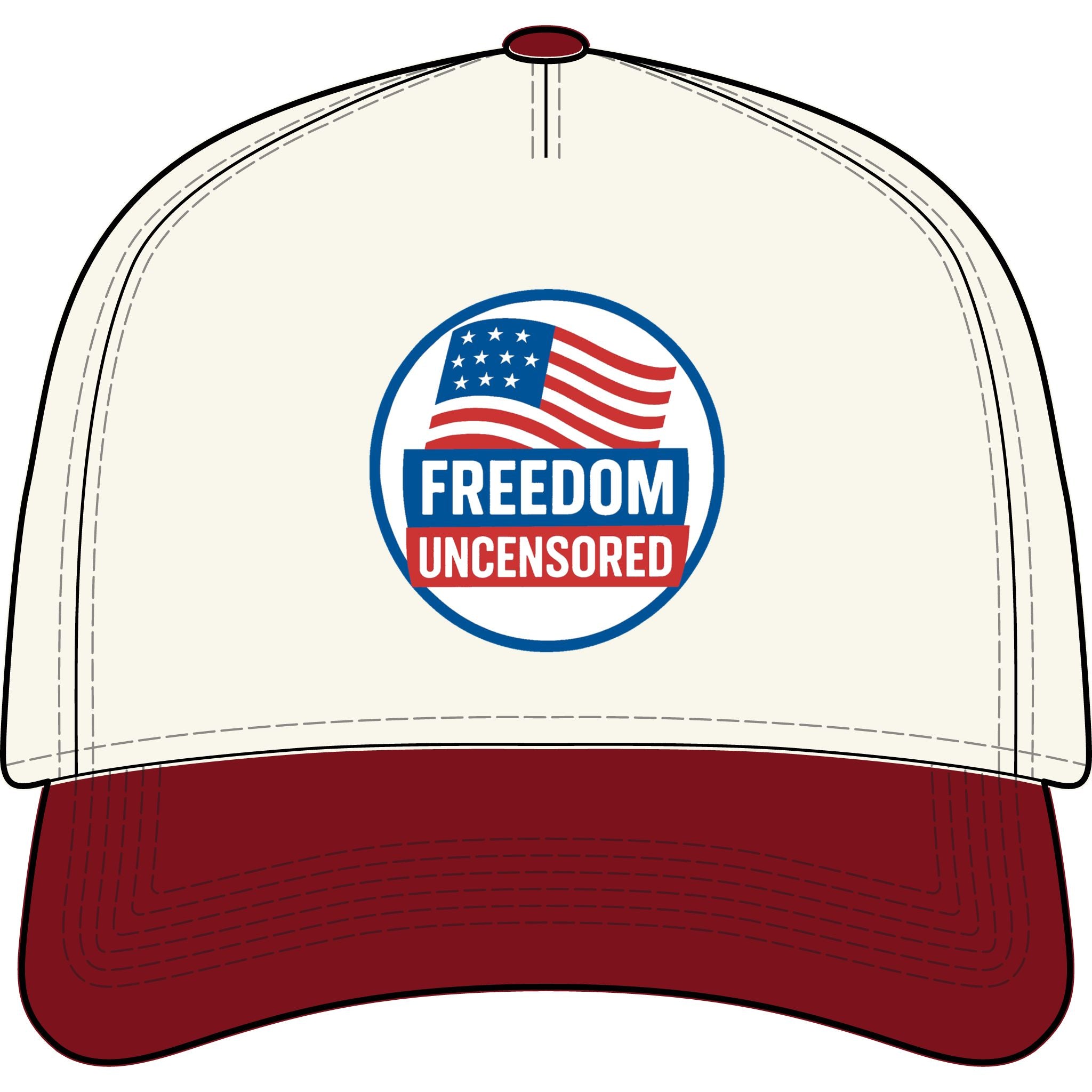 Freedom Uncensored Two-Tone Cap