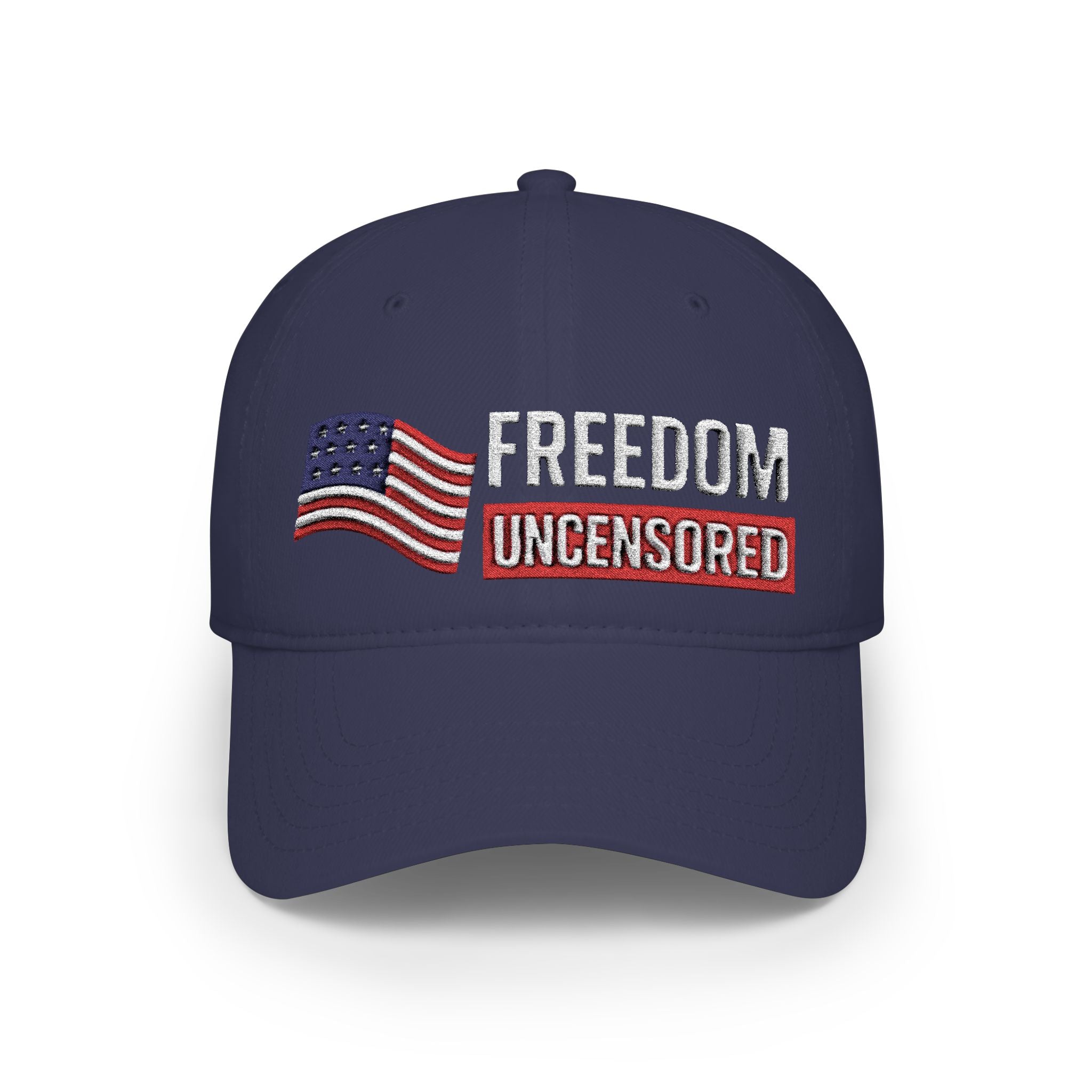 Freedom Uncensored Patriotic Low Profile Hat
