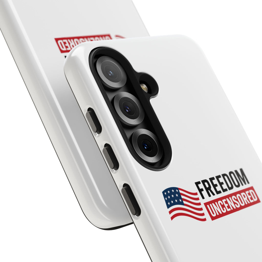 Phone Case — "Freedom Uncensored" Patriotic Tough Protective Case