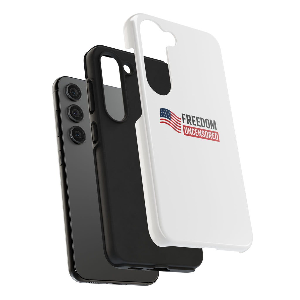 Phone Case — "Freedom Uncensored" Patriotic Tough Protective Case