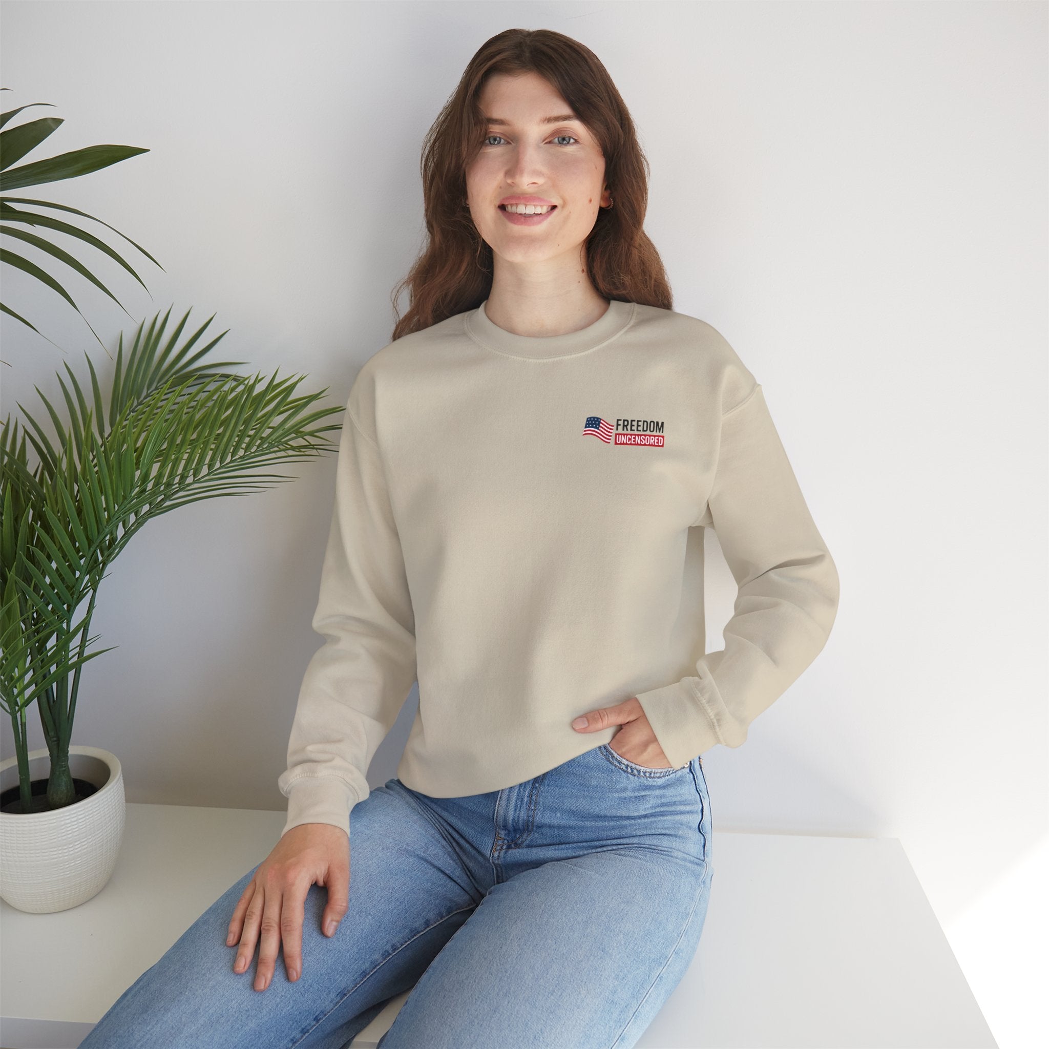 Crewneck Sweatshirt — Freedom Defender