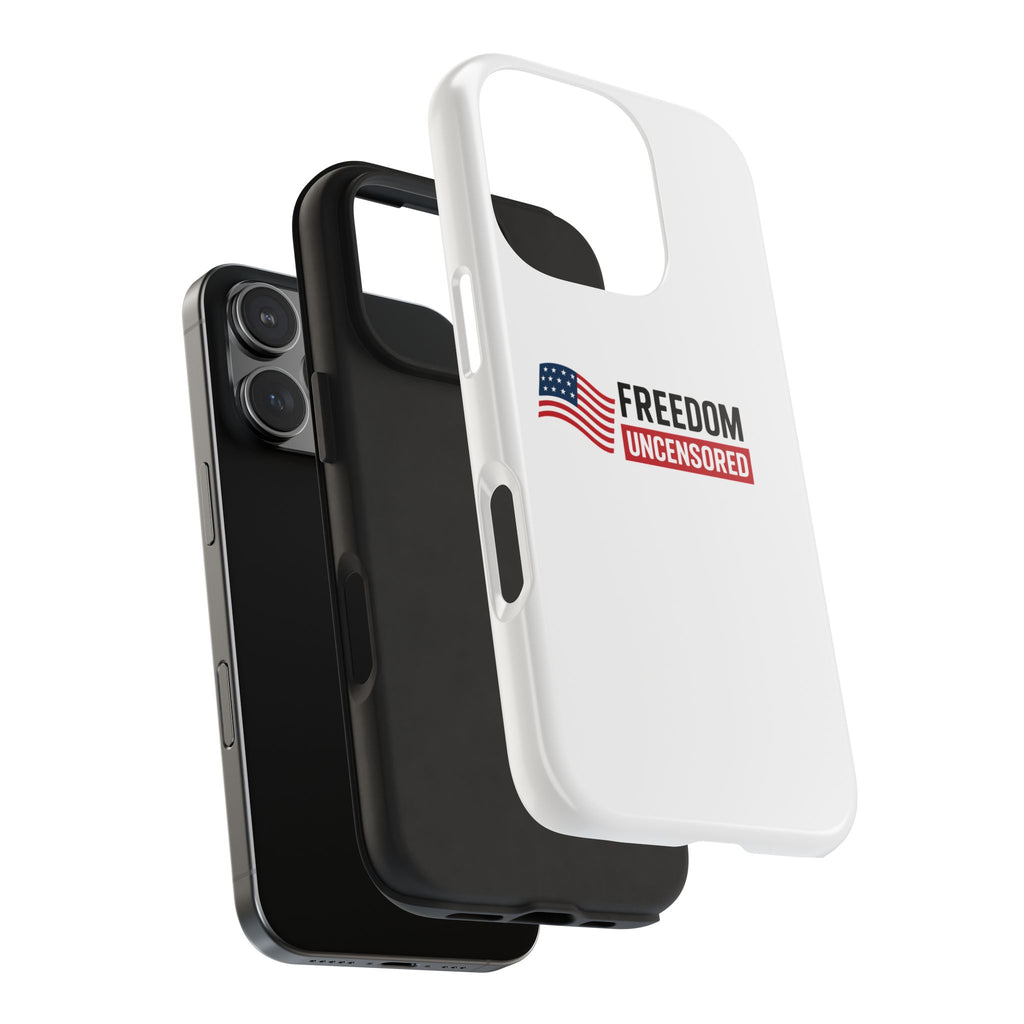 Phone Case — "Freedom Uncensored" Patriotic Tough Protective Case