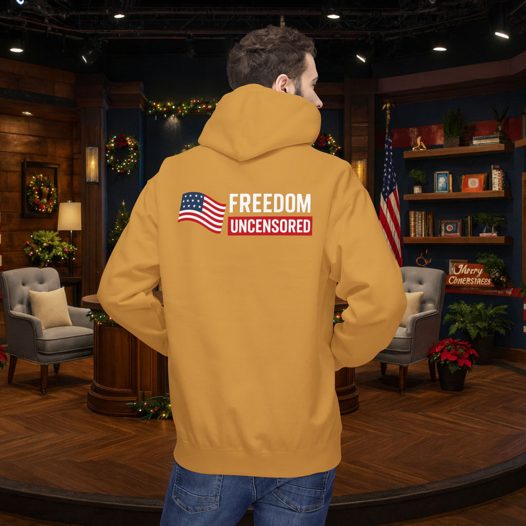 Freedom Uncensored Hoodie With Back Logo Design