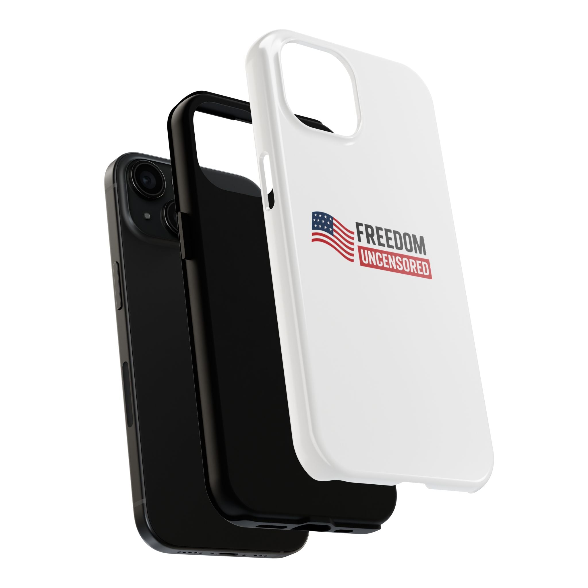 Phone Case — "Freedom Uncensored" Patriotic Tough Protective Case
