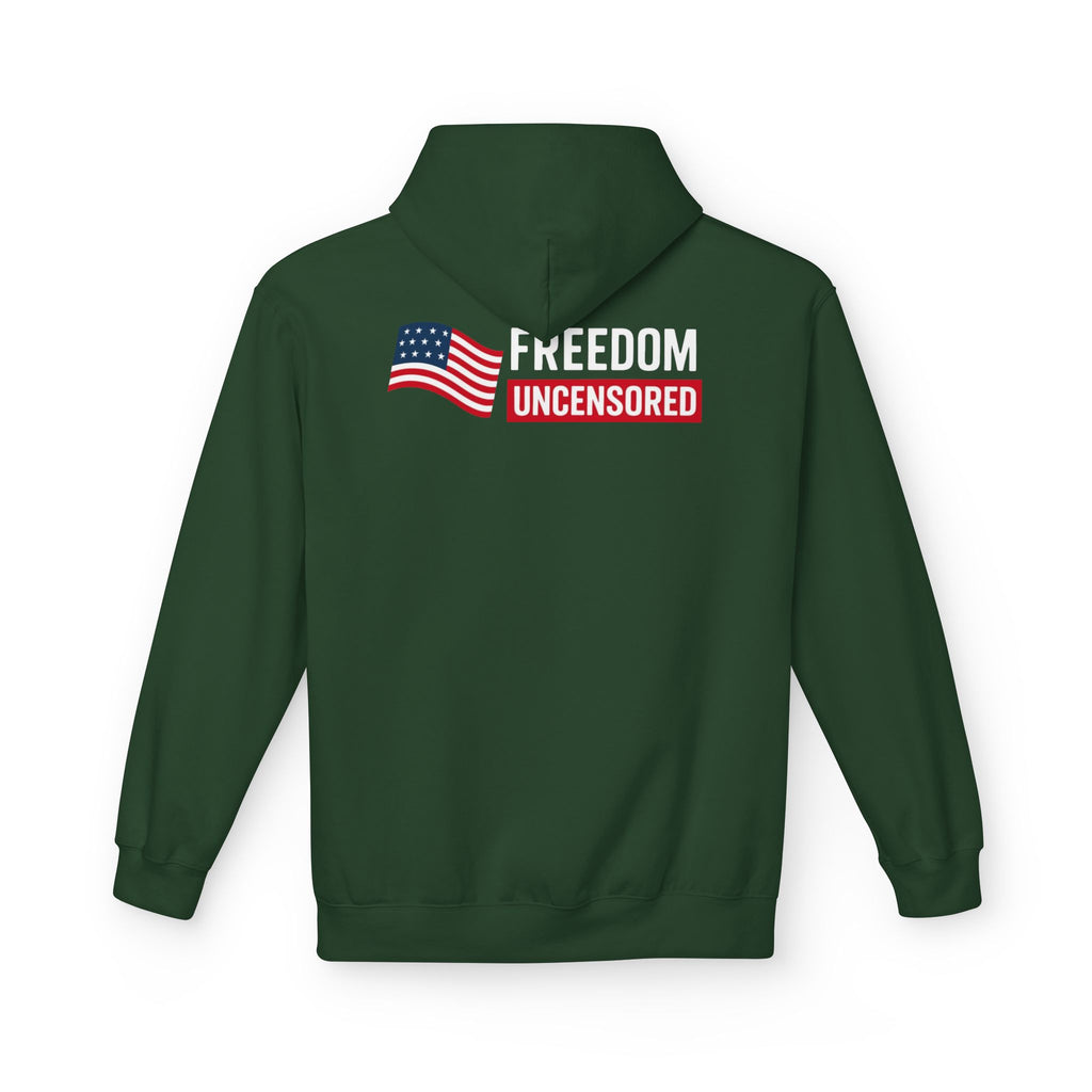 Freedom Uncensored Hoodie With Back Logo Design