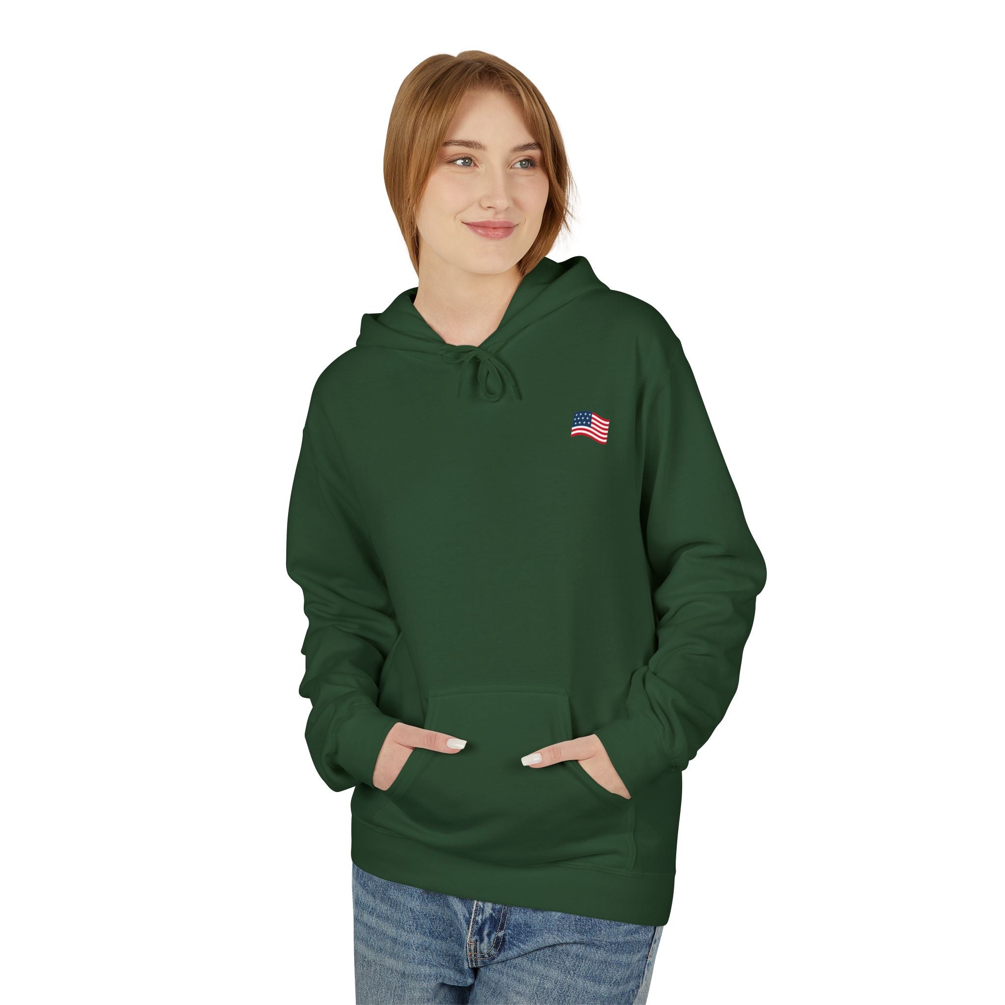American Flag Pullover for 4th of July & Patriotic Wear