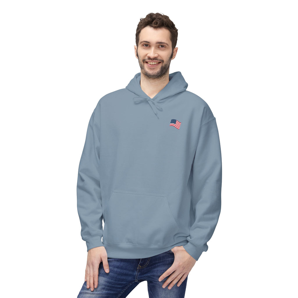 American Flag Pullover for 4th of July & Patriotic Wear