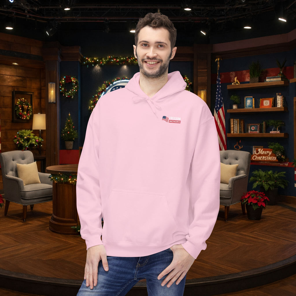 Freedom Uncensored Hoodie With Back Logo Design