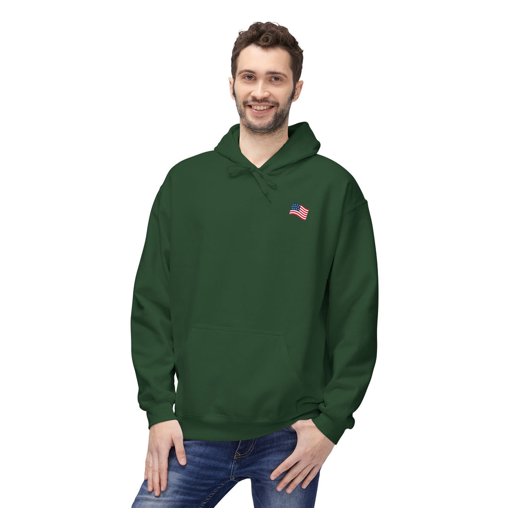American Flag Pullover for 4th of July & Patriotic Wear