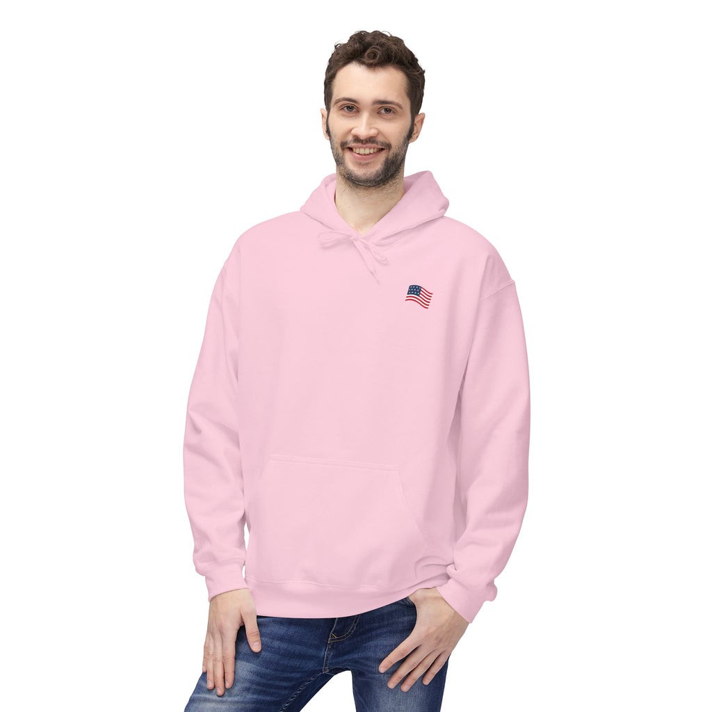 American Flag Pullover for 4th of July & Patriotic Wear