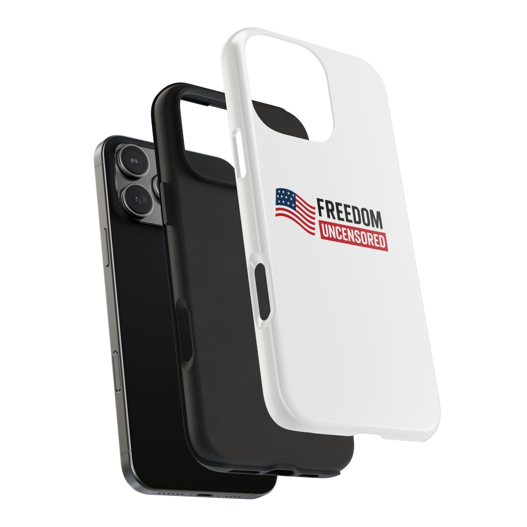 Phone Case — "Freedom Uncensored" Patriotic Tough Protective Case