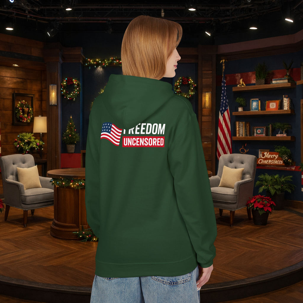 Freedom Uncensored Hoodie With Back Logo Design