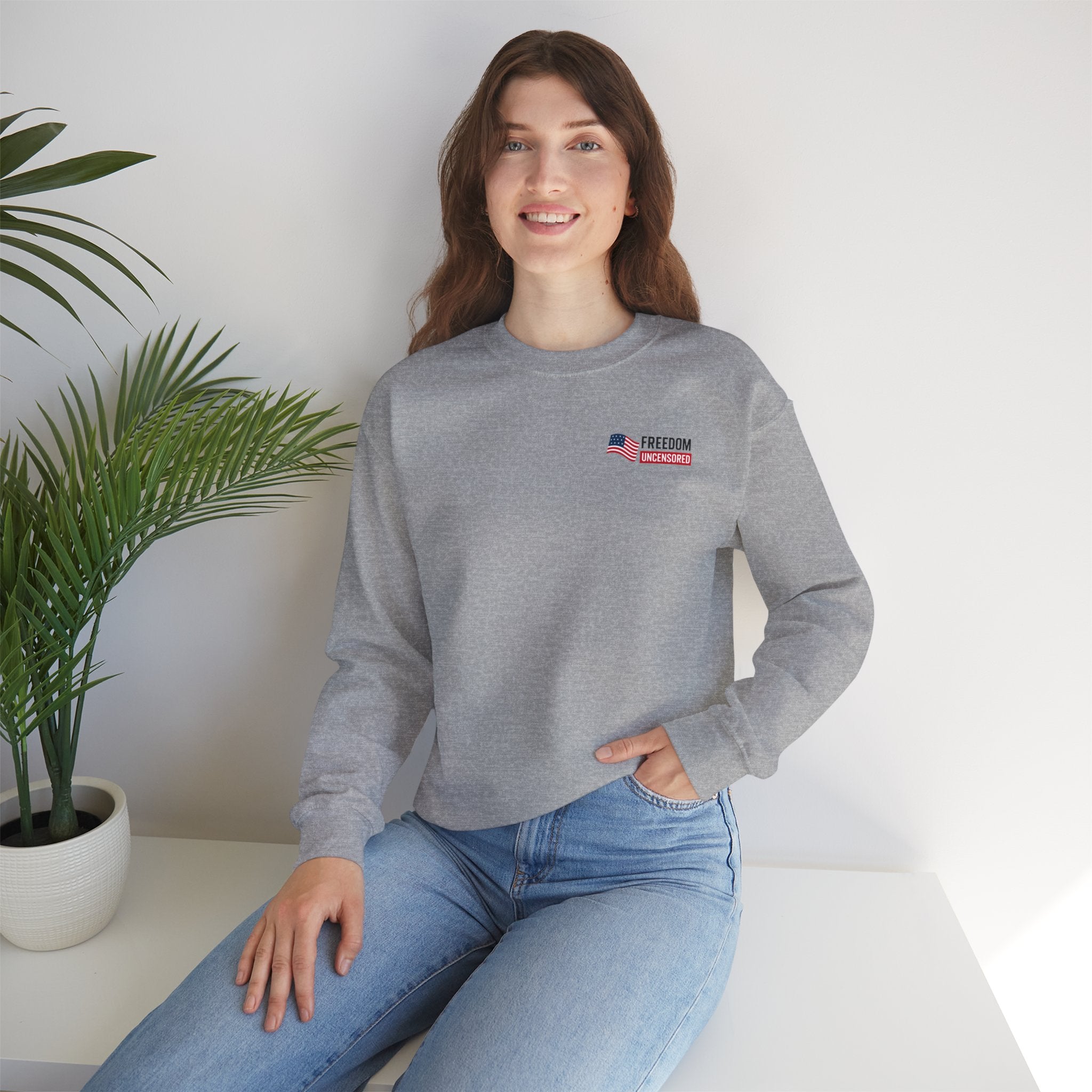 Crewneck Sweatshirt — Freedom Defender