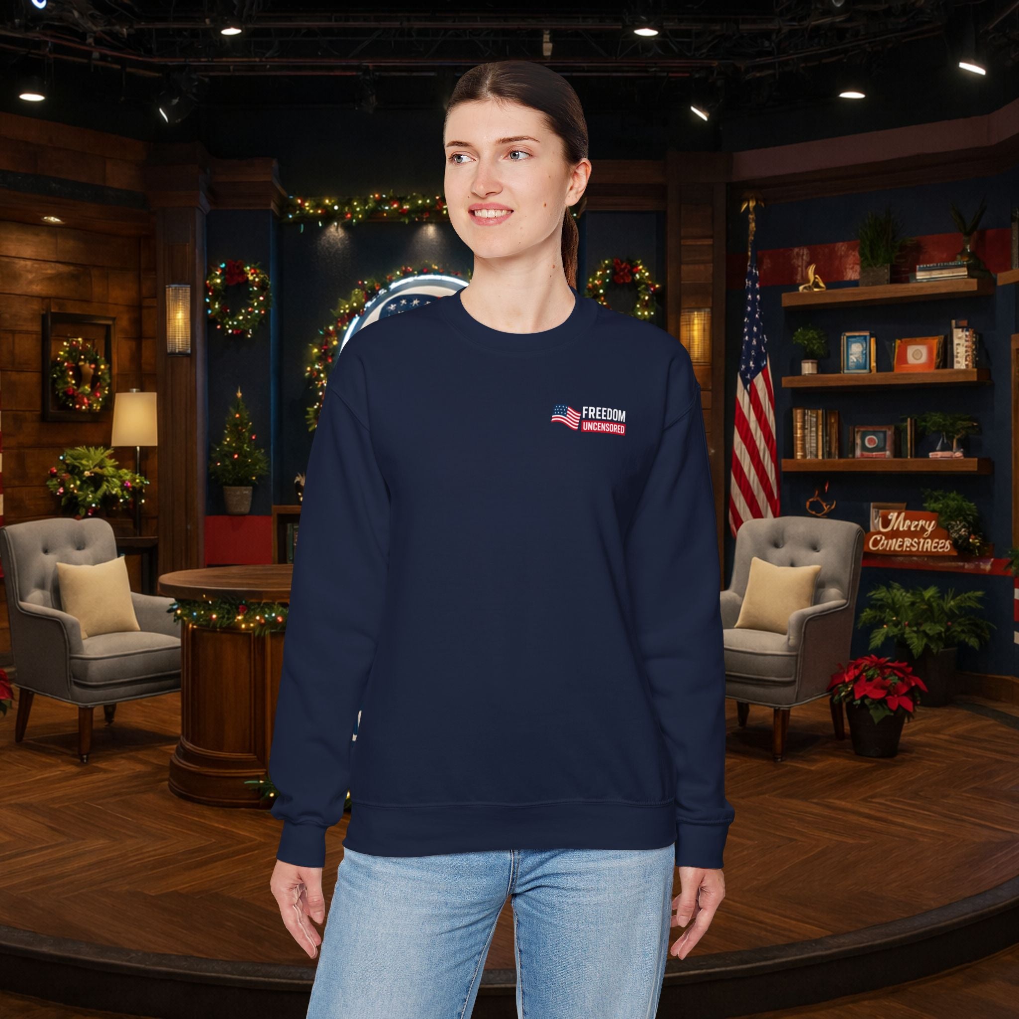 Crewneck Sweatshirt — Freedom Defender