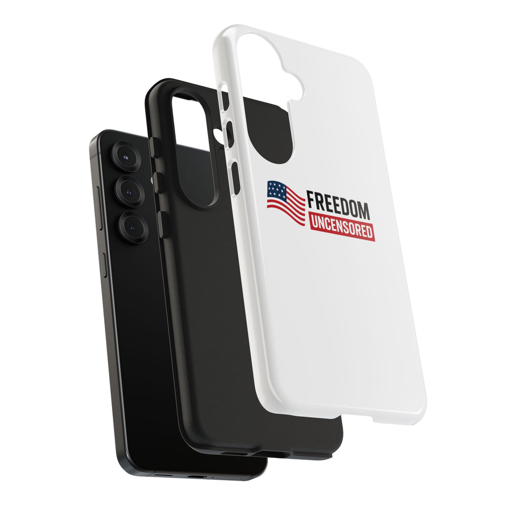 Phone Case — "Freedom Uncensored" Patriotic Tough Protective Case