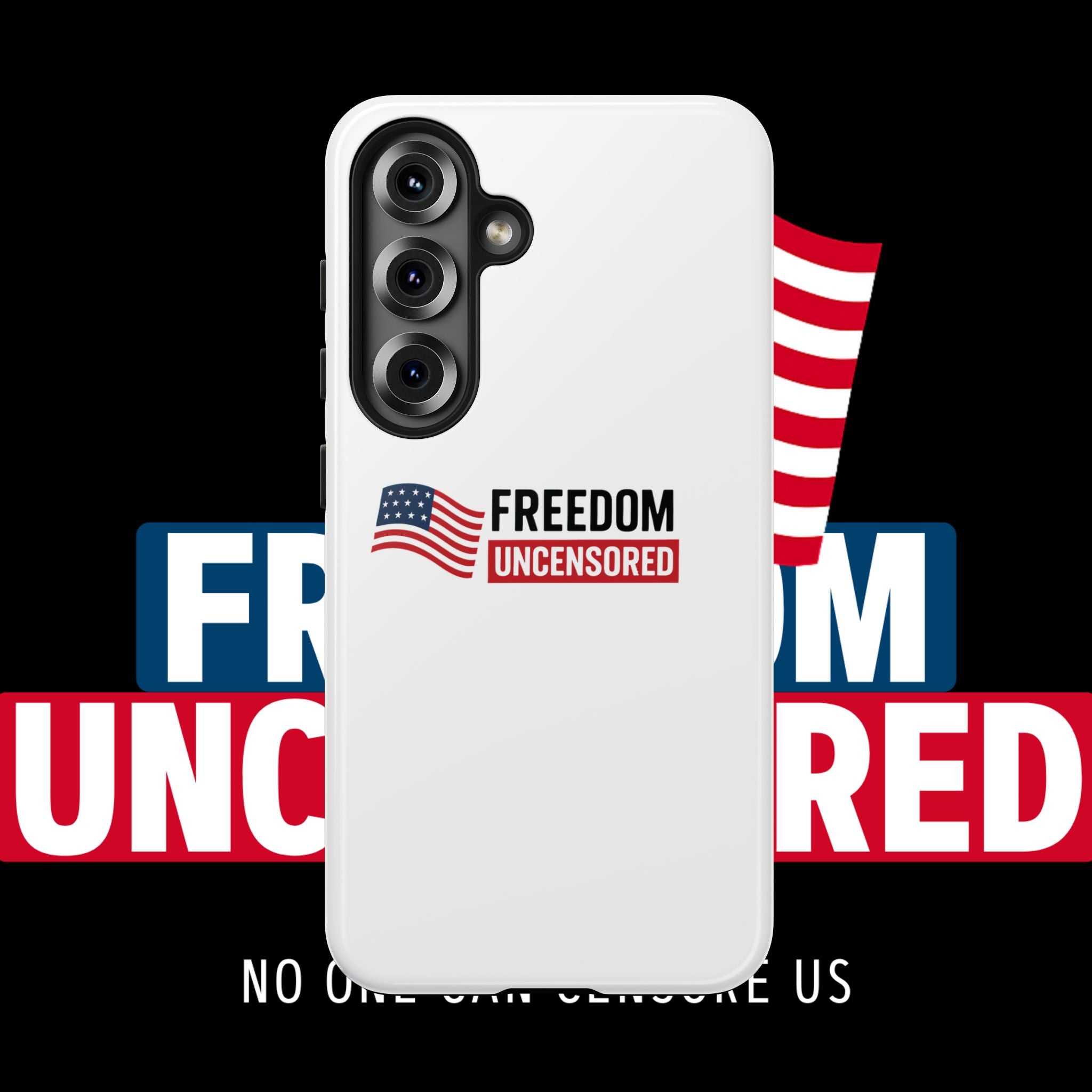 Phone Case — "Freedom Uncensored" Patriotic Tough Protective Case