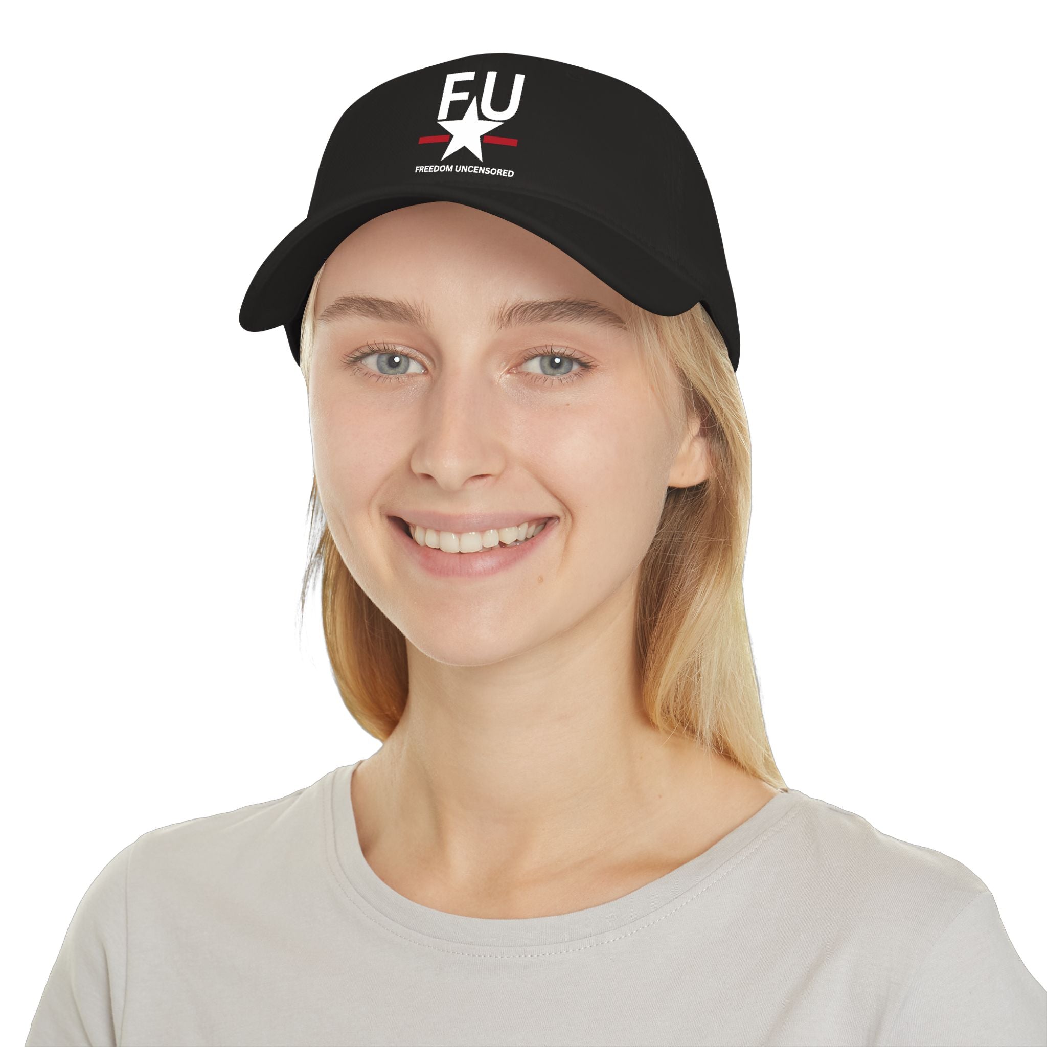FU (Freedom Uncensored) Patriotic Embroidered Baseball Cap