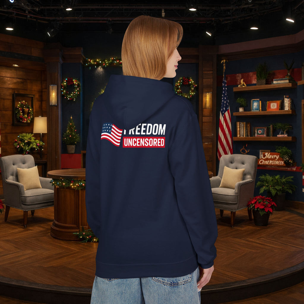 Freedom Uncensored Hoodie With Back Logo Design