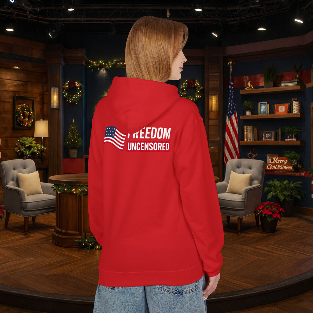 Freedom Uncensored Hoodie With Back Logo Design